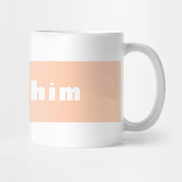 he / him - peach by banditotees